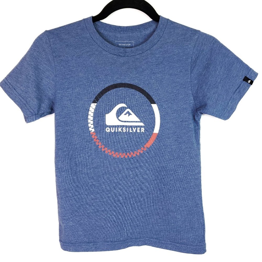 SOLD Quiksilver Boys Short Sleeve Graphic Tee T-Shirt - Picture 1 of 10